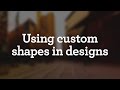 Photoshop Tutorial: Using custom shapes in designs