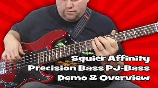 Squier Affinity Precision Bass PJ-Bass Demo \u0026 Overview