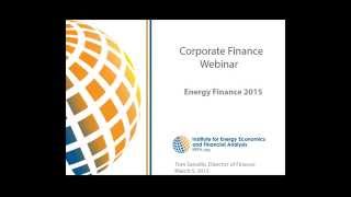 Corporate Finance 101 IEEFA.org webinar
