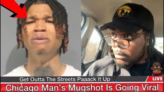Chicago Man Breaks Down Crying In Mugshot