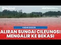 Aliran Sungai Cileungsi yang mengalir ke Bekasi.