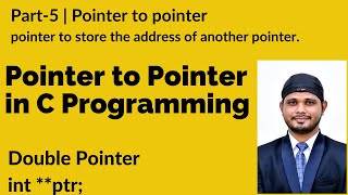 What is Pointer to Pointer with example| Double Pointer in C| Coder's Coding