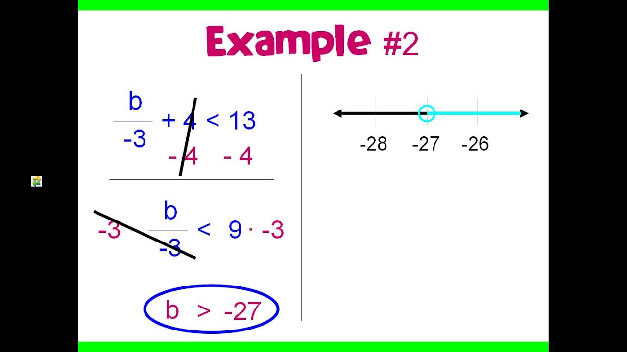 Solving Two-step Inequalities Worksheet With Answers