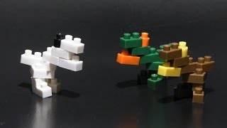 簡単！nanoblock 恐竜の作り方