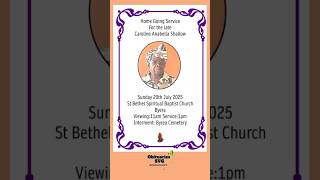 Caroline A. Shallow | Funeral Announcement #ObituariesSVG #Obituaries #SVG