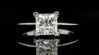 Tiffany \u0026 Co. 1.04ct F/VS1 Princess Cut Diamond Engagement Ring