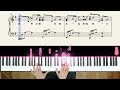 【piano cover】經典好聽的歌曲｜韋禮安 weibird 因為愛｜高還原純鋼琴版｜高音質 附譜 歌詞