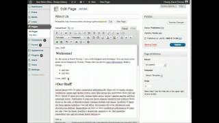 WordPress Tutorial | Tips on adding Shortcode