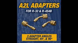 Safely Charge A2L Refrigerant Systems with YELLOW JACKET®  Tank Adapters \u0026 Charging Hoses