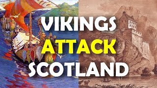 The Viking Siege of Dumbarton Rock (870 AD) - Viking Invasion of Scotland