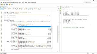 Java [NetBeans] - Perhitungan Rata-Rata Nilai - (Loop, Array, Switch & Scanner)