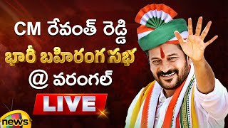 CM Revanth Reddy Public Meeting LIVE At Warangal | Prajapalana Vijayotsava Sabha | Telangana News