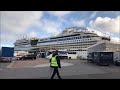 【ヨーロッパクルージング】12日間乗船したmscポエジア号 msc poesia 。ドイツ、ヴァーネミュンデ warnemünde 。