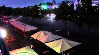 Unwetter und Sturm Köln 09.06.2014 Heumarkt thunder and storm Cologne