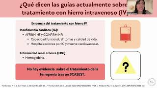 Ferropenia en el SCASEST  Valor pronóstico e impacto sobre la inflamación y la inmunosenescencia