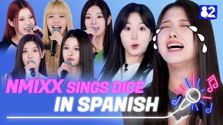 Download Mp3 Exclusive NMIXX sings DICE in Spanish Try lingual Live