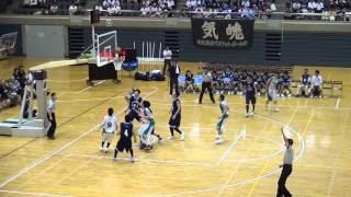 市立船橋vs京北(1Q)高校バスケ 2013 関東大会決勝