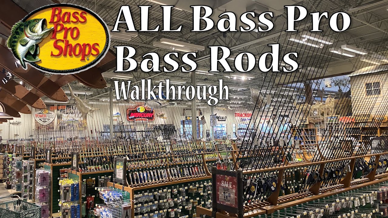 Bass Pro Shop Fishing Rods! Walkthrough! Fishing Rod Setup For Bass ...