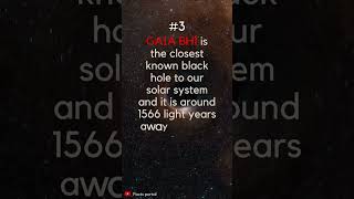3 Amazing facts about BLACK HOLE !