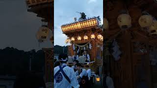 令和5年　遠州菊川　横地地区祭典　奥横地区　神明社　10/14 (土)