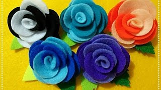 Tutorial Flanel felt | Bros Bunga Mawar (Rose) ala Rangga Bastian