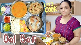 Dal Bati Churma \u0026 Tadka Garlic Chatni| दाल बाटी चूरमा और तड़का वाली लहसुन की चटनी |