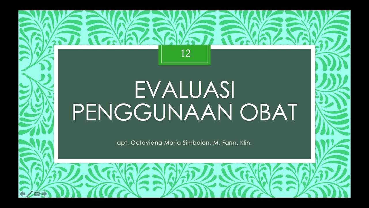 Evaluasi Penggunaan Obat - YouTube