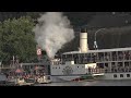 tut tuuut konzert mit schaufelraddampfern auf der elbe in dresden afp