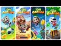 Talking Tom Gold Run Football Tom Update vs Wild West Update vs Wacky Planet Update vs Skate Update