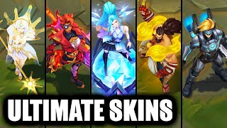 All Ultimate Skins Spotlight Seraphine Lux Sona Samira Miss Fortune Udyr Ezreal (League of Legends)
