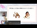 脳科学者が語る男女の脳の違い【めざチア８出演】