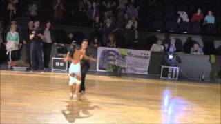 SKOPJE OPEN 2014 - WDSF Open LA - Andrea Civita \u0026 Eleonora De Mitri - Honor Dance - Jive