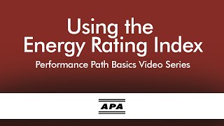 שימוש במדד דירוג האנרגיה | יסודות נתיב הביצועים של APA