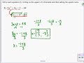 algebra 1ab section 9.4b solving quadratics with factoring square roots