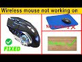 FIXED ! wireless mouse not working on some surfaces | how to fix wireless mouse not working