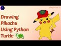 How to draw Pokémon Pikachu using python turtle | Pikachu Module | #pythonturtle #pikachu #python