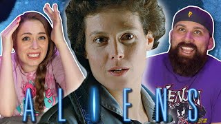 My Wife Watches *ALIENS* For The First Time! Aliens (1986) Reaction & Commentary Review!