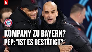 Kompany zu Bayern? Guardiola ist begeistert: "Bin verliebt in Bayern"