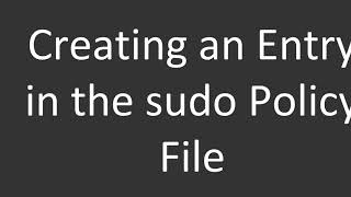 07 Advanced Tips and Tricks for Using sudo