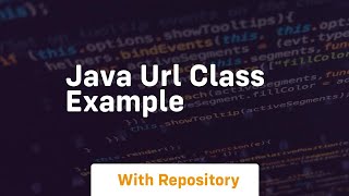 java url class example