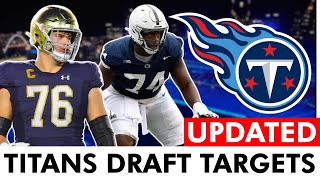 UPDATED Titans Draft Targets After Week 1 Of NFL Free Agency | Tennessee Titans Draft Rumors