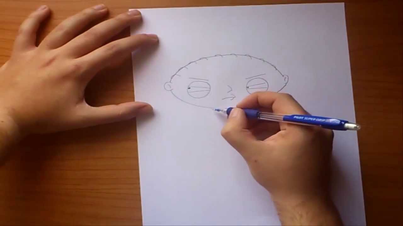 Como Dibujar A Stewie Paso A Paso - Padre De Familia | How To Draw ...