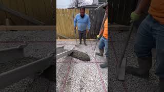 Concrete is amazing! #concrete #satisfying #construction #video