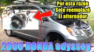 Cambio de alternador 2005/2011 Honda odyssey