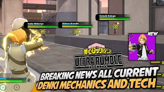 *ALL CURRENT KNOWN* TECH/MECHANICS ON THE NEW DENKI QUIRKSET!  IN MY HERO ULTRA RUMBLE