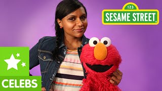 Sesame Street: Mindy Kaling and Elmo are Very Enthusiastic!