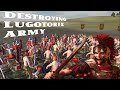 Rome Total War Battle | Destroying Lugotorix Army!