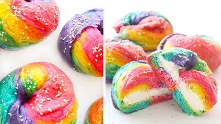 How to Make Rainbow Bagels (Full Recipe!)