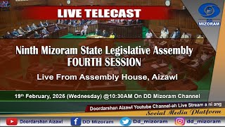 Ninth Mizoram State Legislative Assembly (Fourth Session) - Governor House Address Sawihona