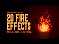 2D Fire Effects Animation in After Effects - After Effects Tutorial - No Third Party Plugins